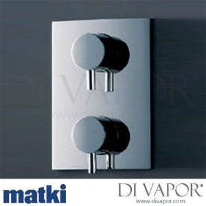 Matki EXF105 0 Elixir Shower Mixer with Matki-Air Eco Fixed Shower Head Spare Parts
